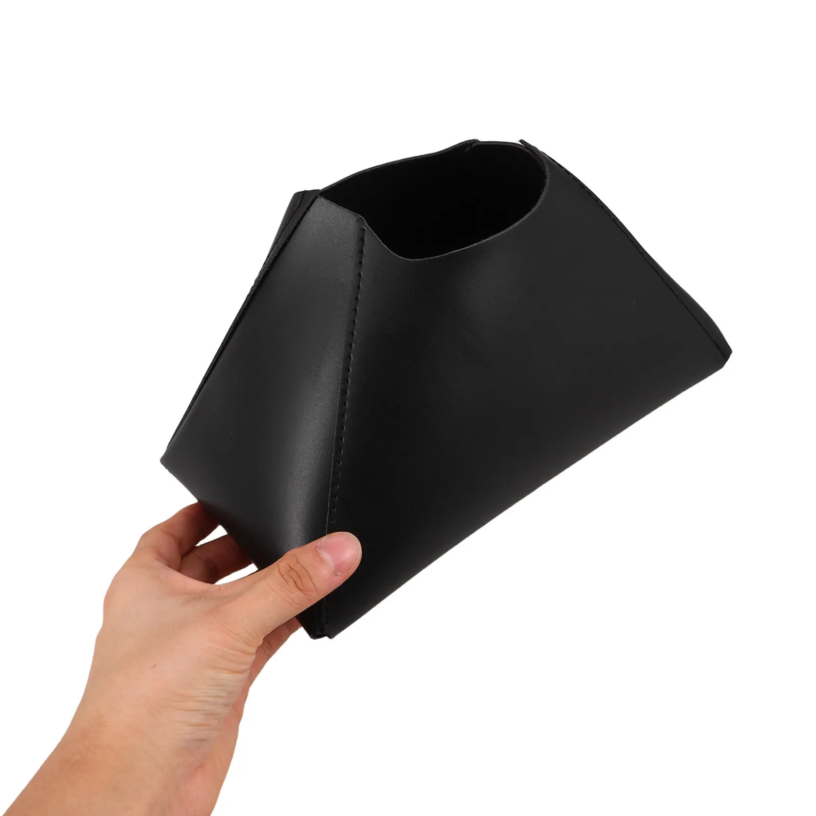 

PU Tissue Box Holder Modern Nordic Style Desktop Organizer for Office Bathroom Bedside Table Napkin Dispenser Decorative