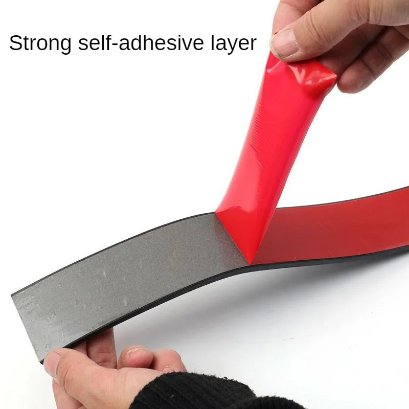 50cm Self Adhesive Black Silicone Rubber Strip Furniture Anti-skid Resistant Durable Shock Absorption and Anti-collision Gasket