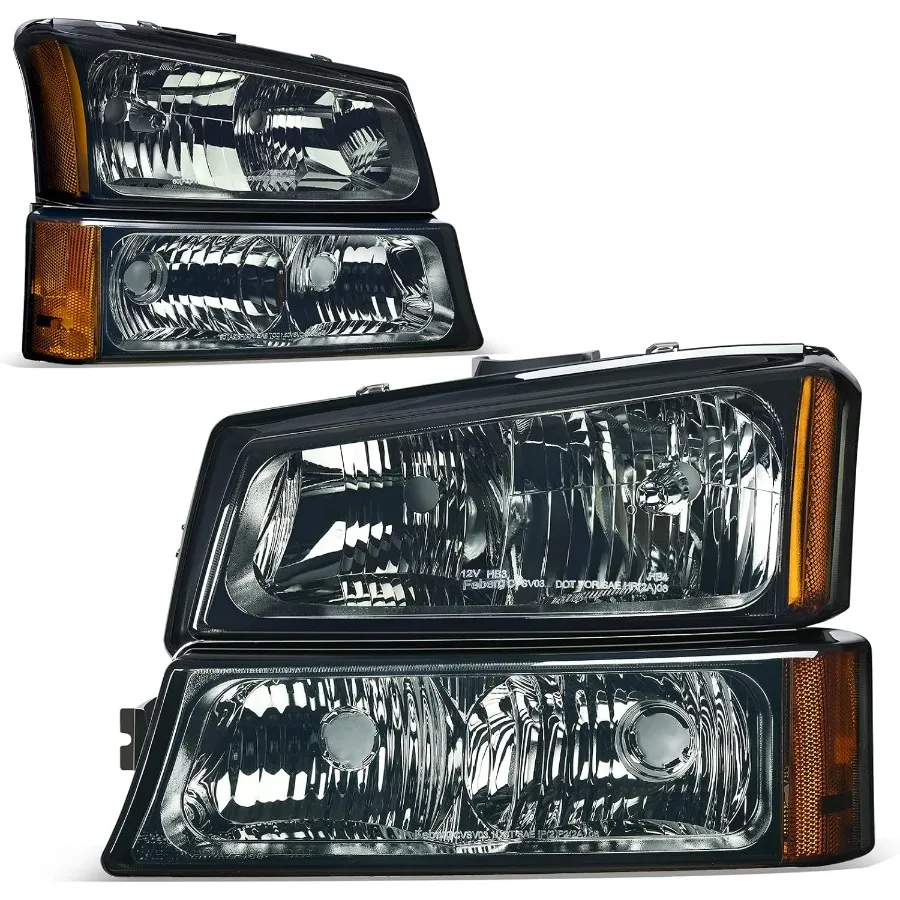 

Фара в сборе, совместимая с Chevy Avalanche/2003-2007 Chevrolet Silverado 1500 2500 3500 1500HD 2500HD Pickup 2003-2006 гг.