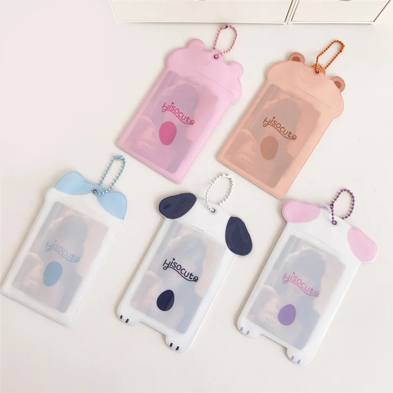 Cute Transparent Card Holder 3 Inch Idol Photo Card Holder Postcard Collector Card Card Case Album Photo Photocards Holder