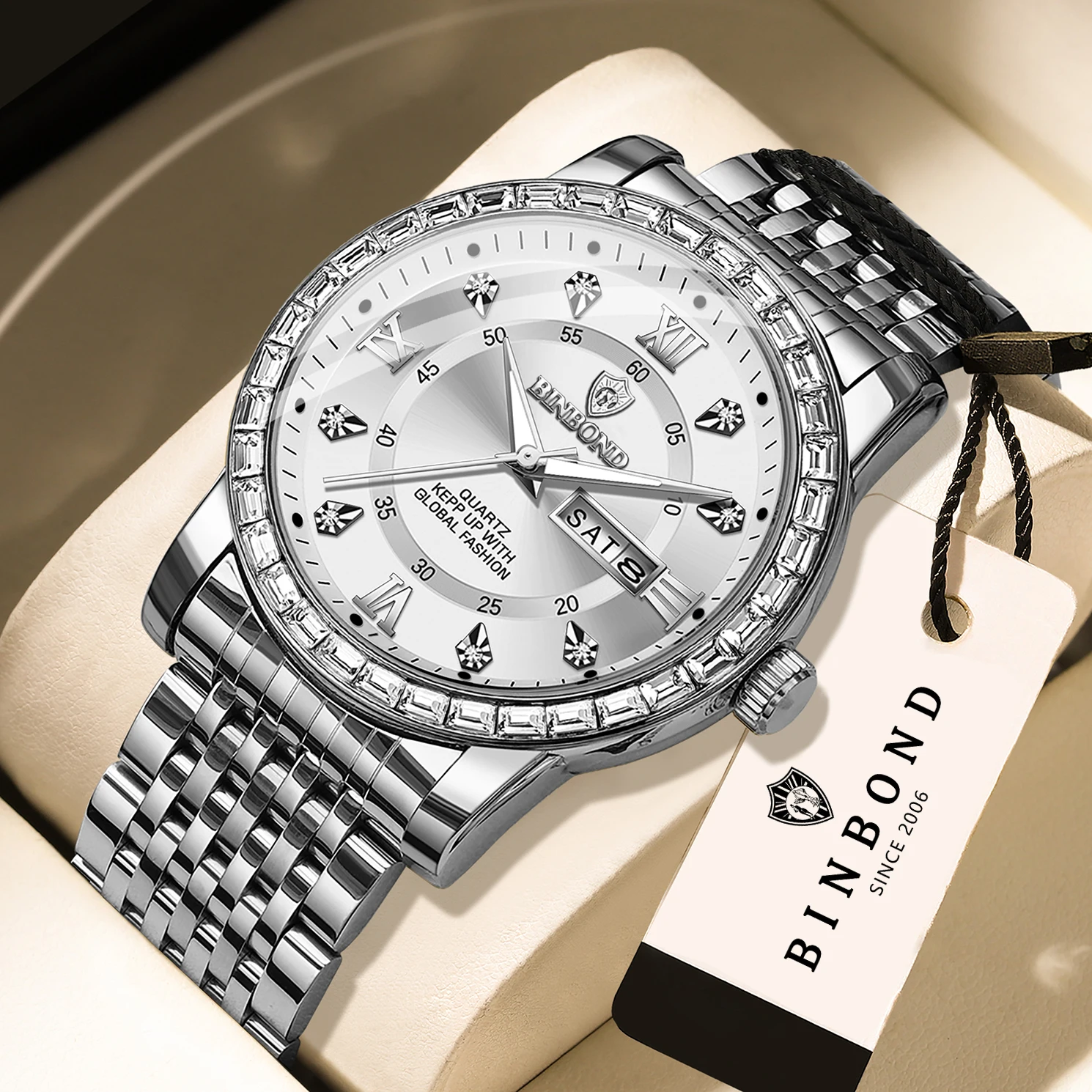 Men's Original Quartz Watch with Luminous Features