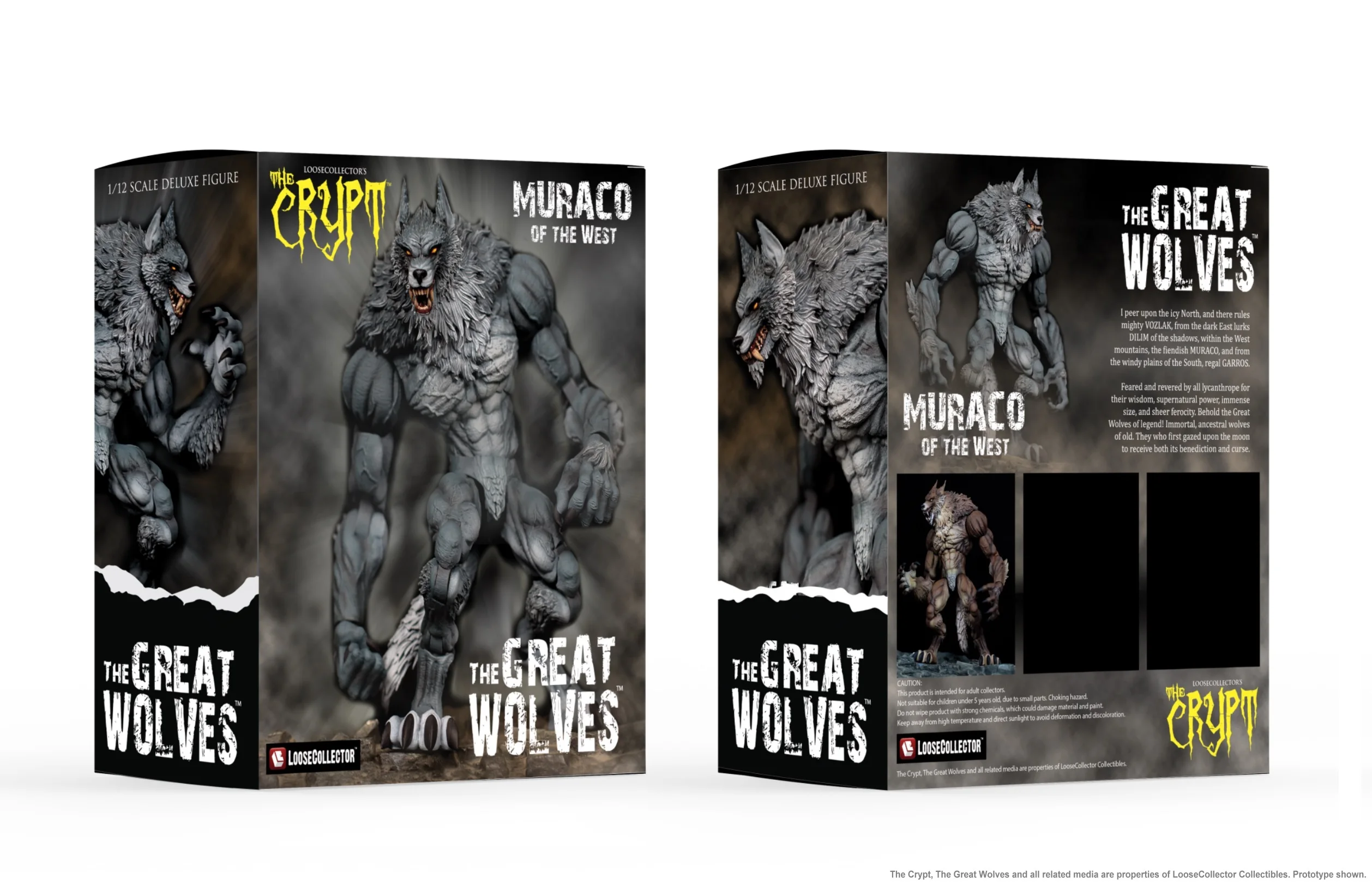 The Crypt Giant Wolf Werewolf Big Bad Wolf Movable Action Figure Models Toys Gifts Movies Anime Multiverse Figures Soldier Man