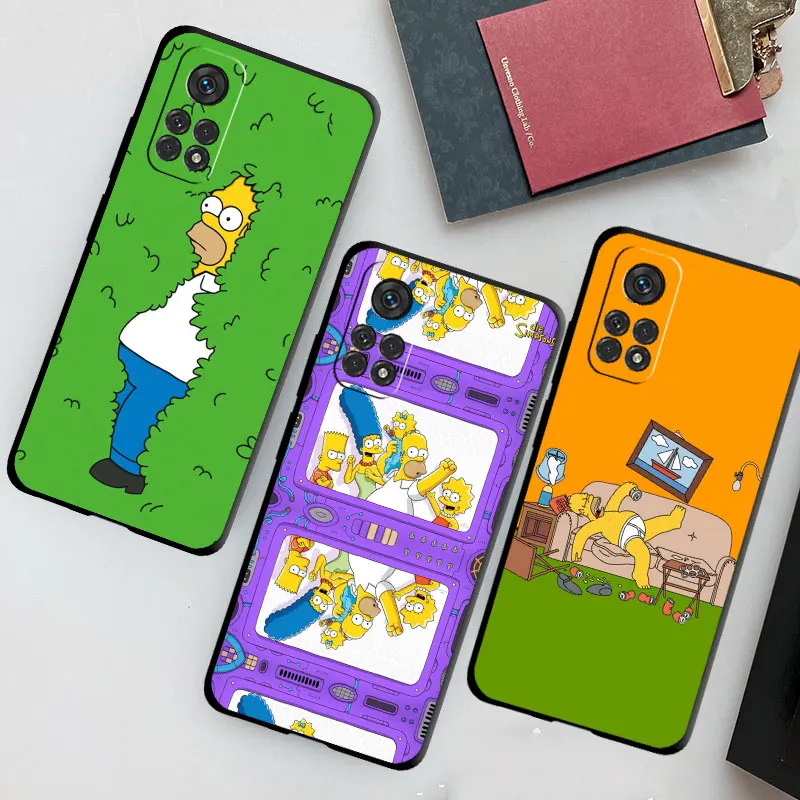 Case For Xiaomi Mi Poco X3 NFC 11T Pro 11 Lite X5 12 X4 10T 12T F3 M3 M5 F1 13 Silicone Phone Cover The Simpsons Homer Funda