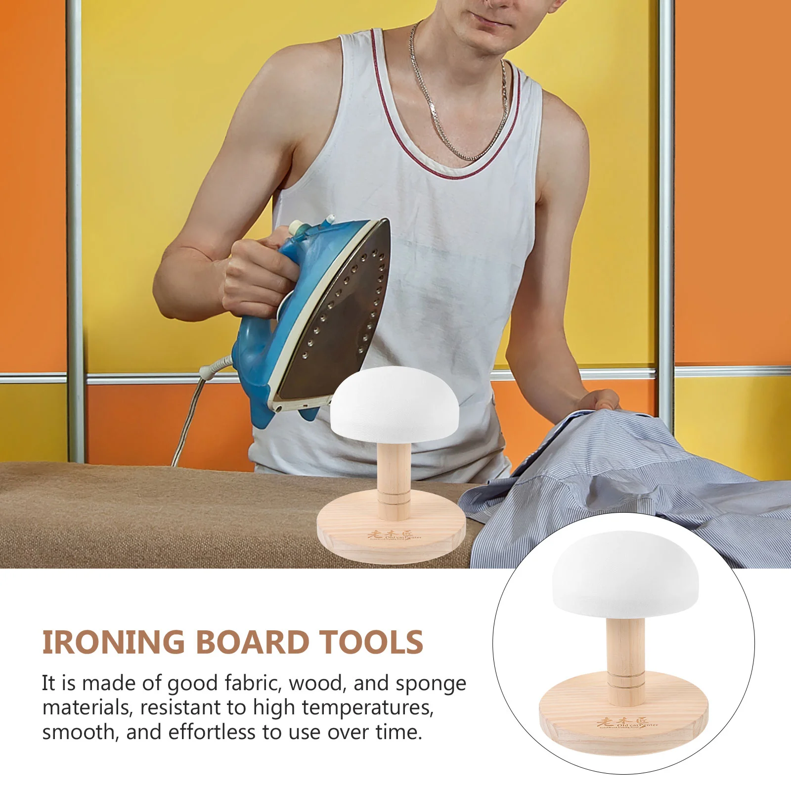 Ironing Pad Mini Board Wood Tool Desktop Trays Wooden Stool Accessory Travel Table