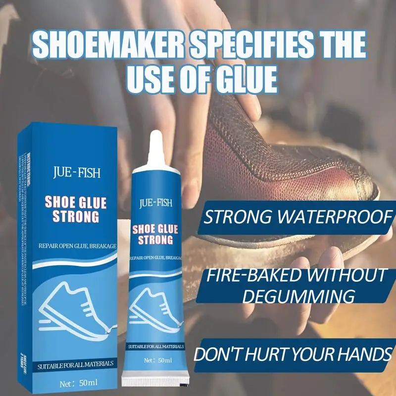 

50ml Strong Shoe Repairing Glue Liquid Tool Glue Fix Worn Shoes Sneakers Boot Sole Bond Adhesive Shoemaker Waterproof Mending