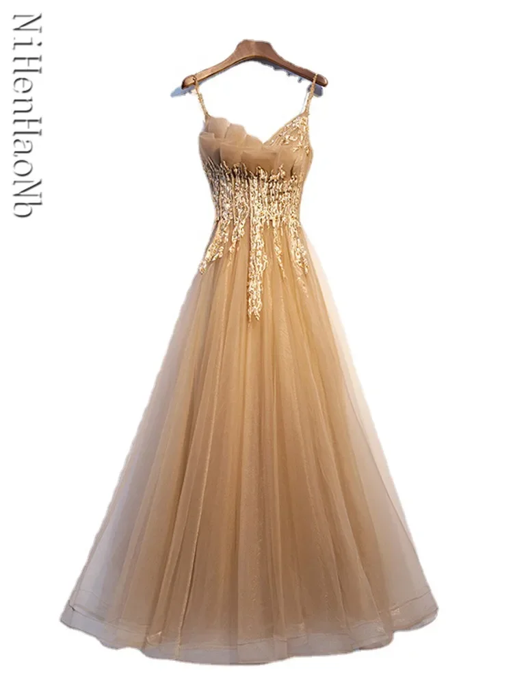 

New Sweet Floor Length Women Princess Quinceanera Dresses Bridesmaid Banquet Party Ball Prom Dress Gown