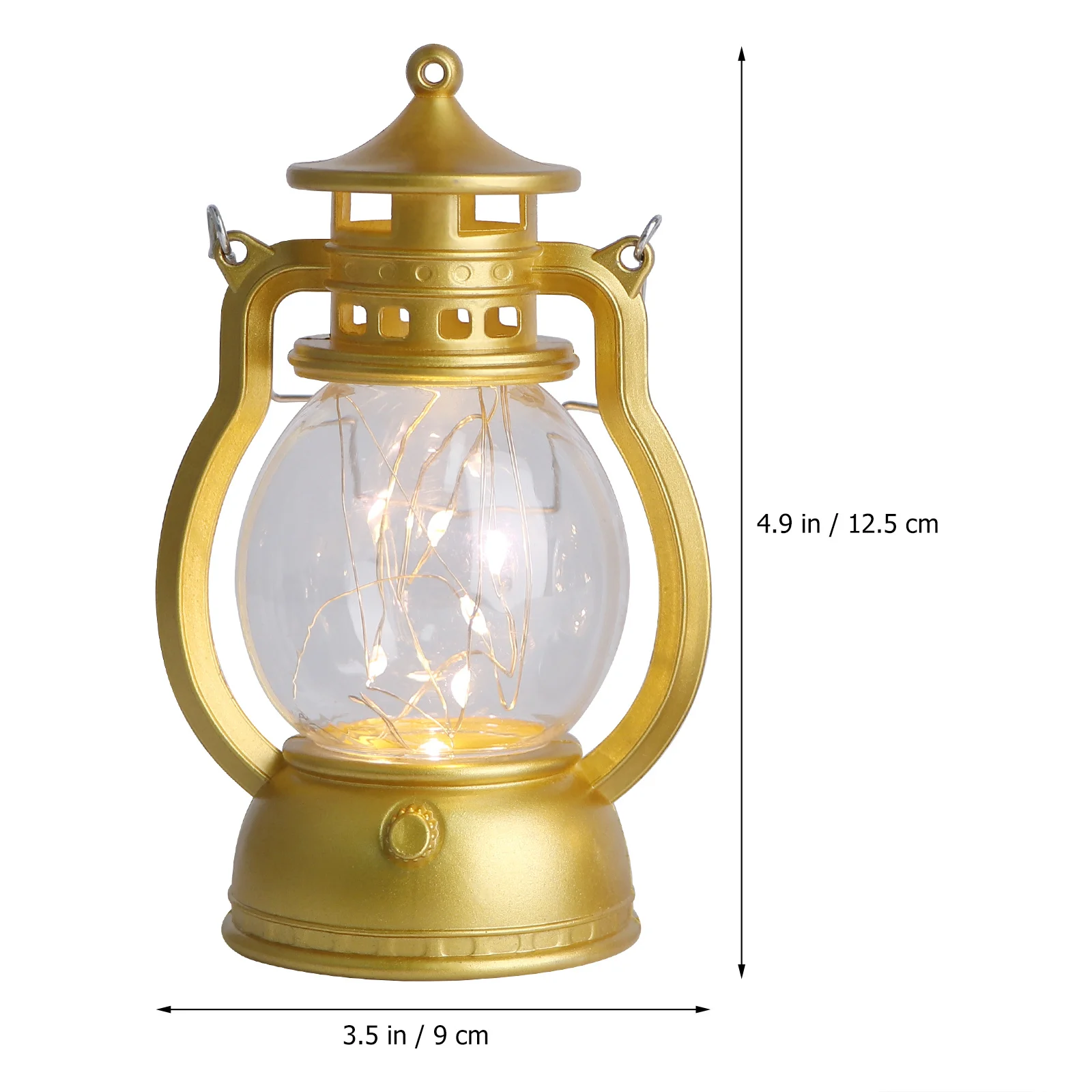 

2Pcs Retro Lamps Decorative Hand-Held Lanterns Wall Lamp Adornments Vintage Lanterns Party Garden Decor