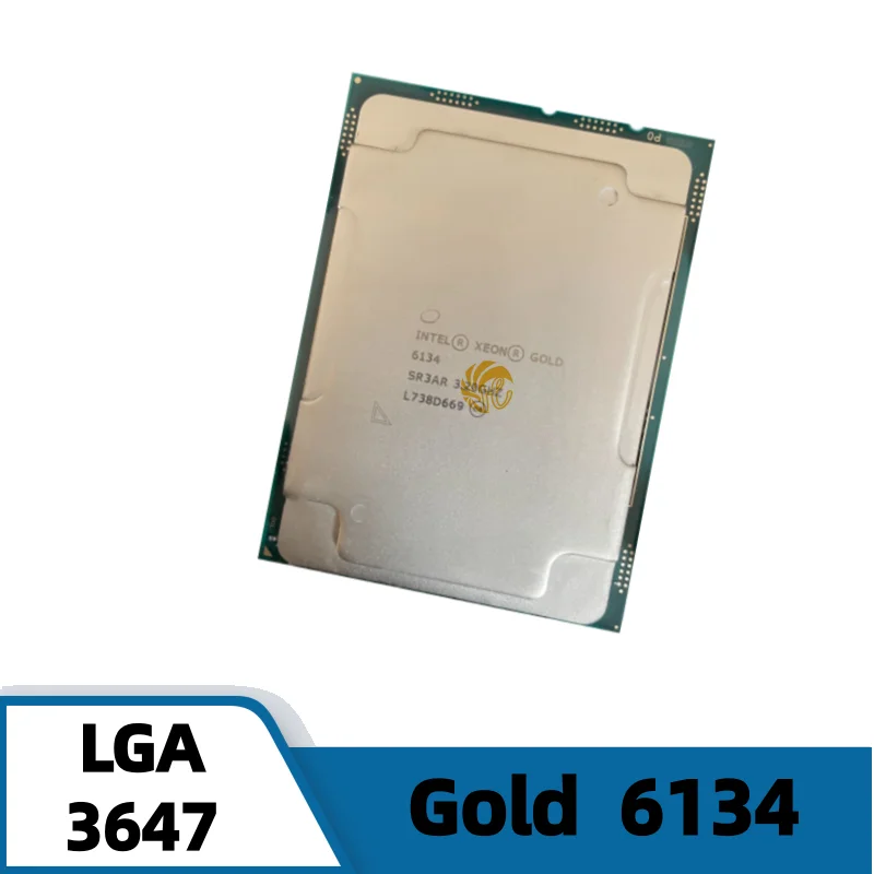 

Процессор Xeon Gold 6134, 3,2 ГГц, 8 ядер, 16 потоков, 24,75 МБ, 130 Вт, процессор LGA3647 Gold6134