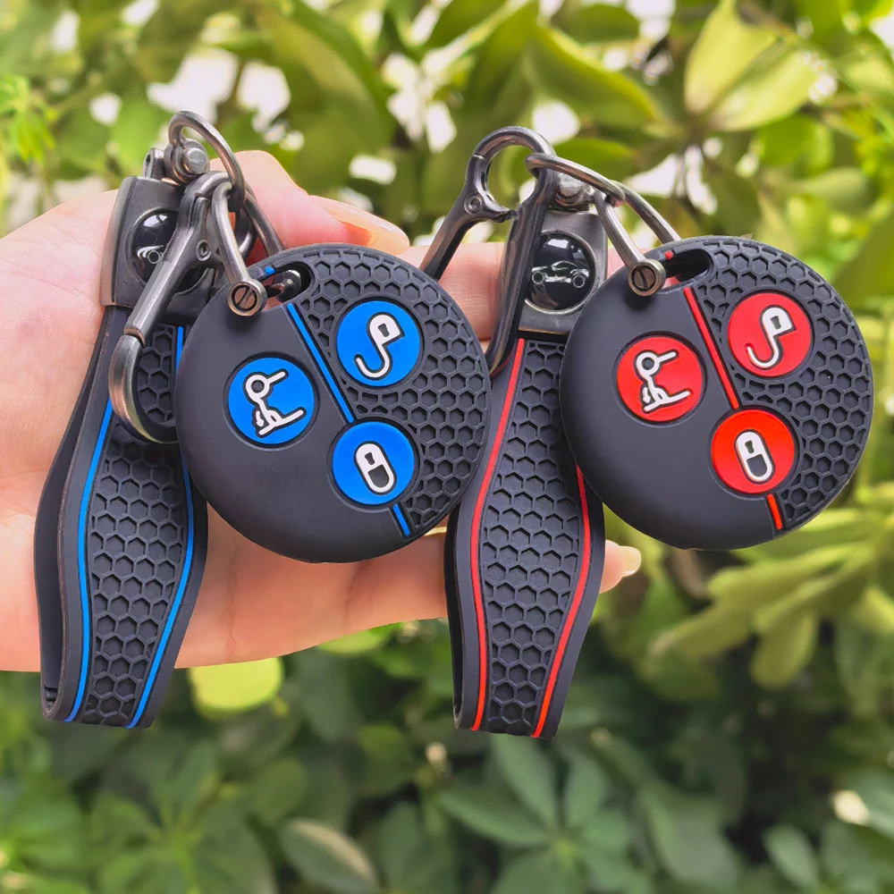 3 Buttons Silicone Remote Key Shell Fob Car Case For Mercedes Benz SMART Fortwo 450 Forfour Roadster City-Coupe Car Styling