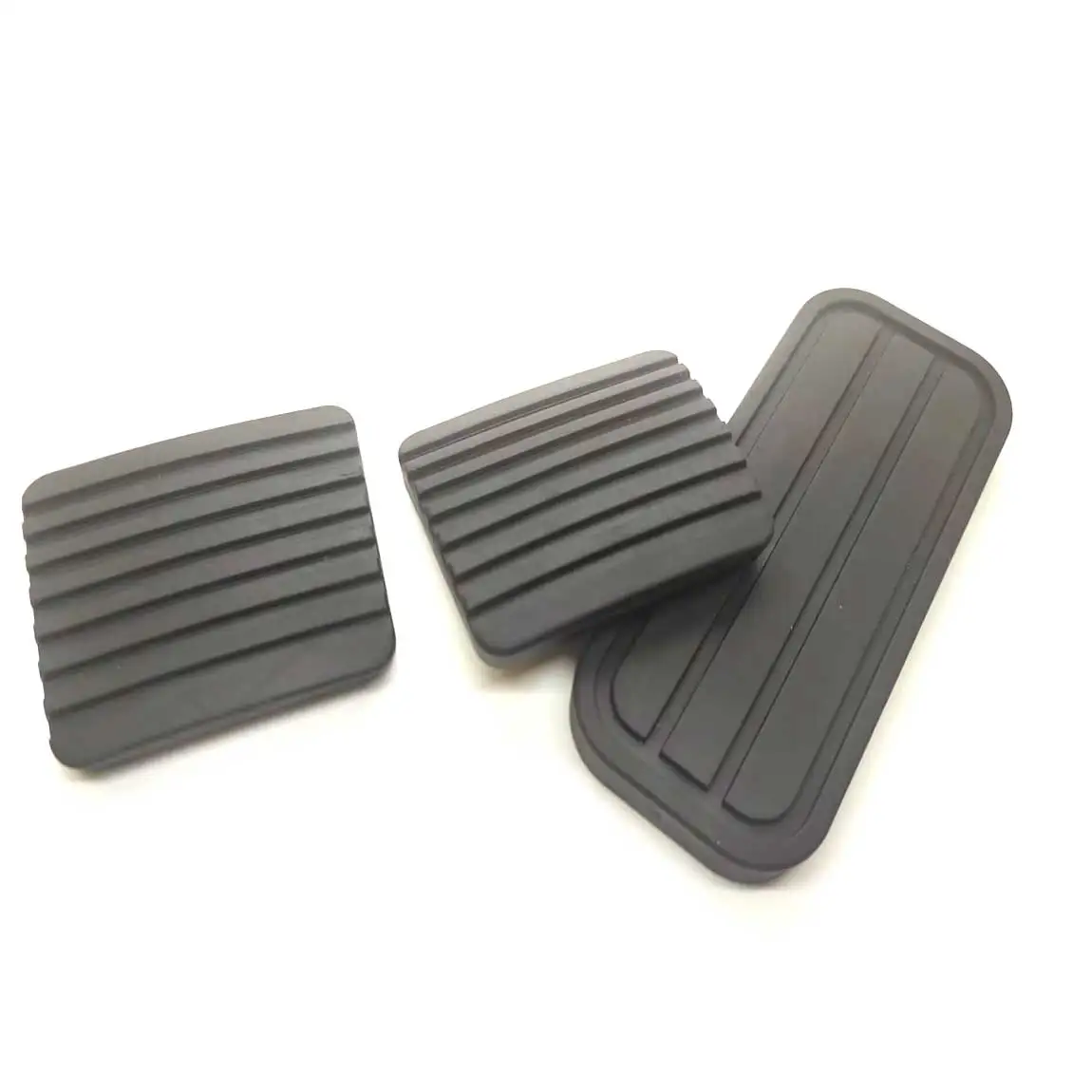 BLack Manual Pedal Rubber Set For VW MK1 Golf Jetta Cabby Cabriolet Scirocco T4(BLack)