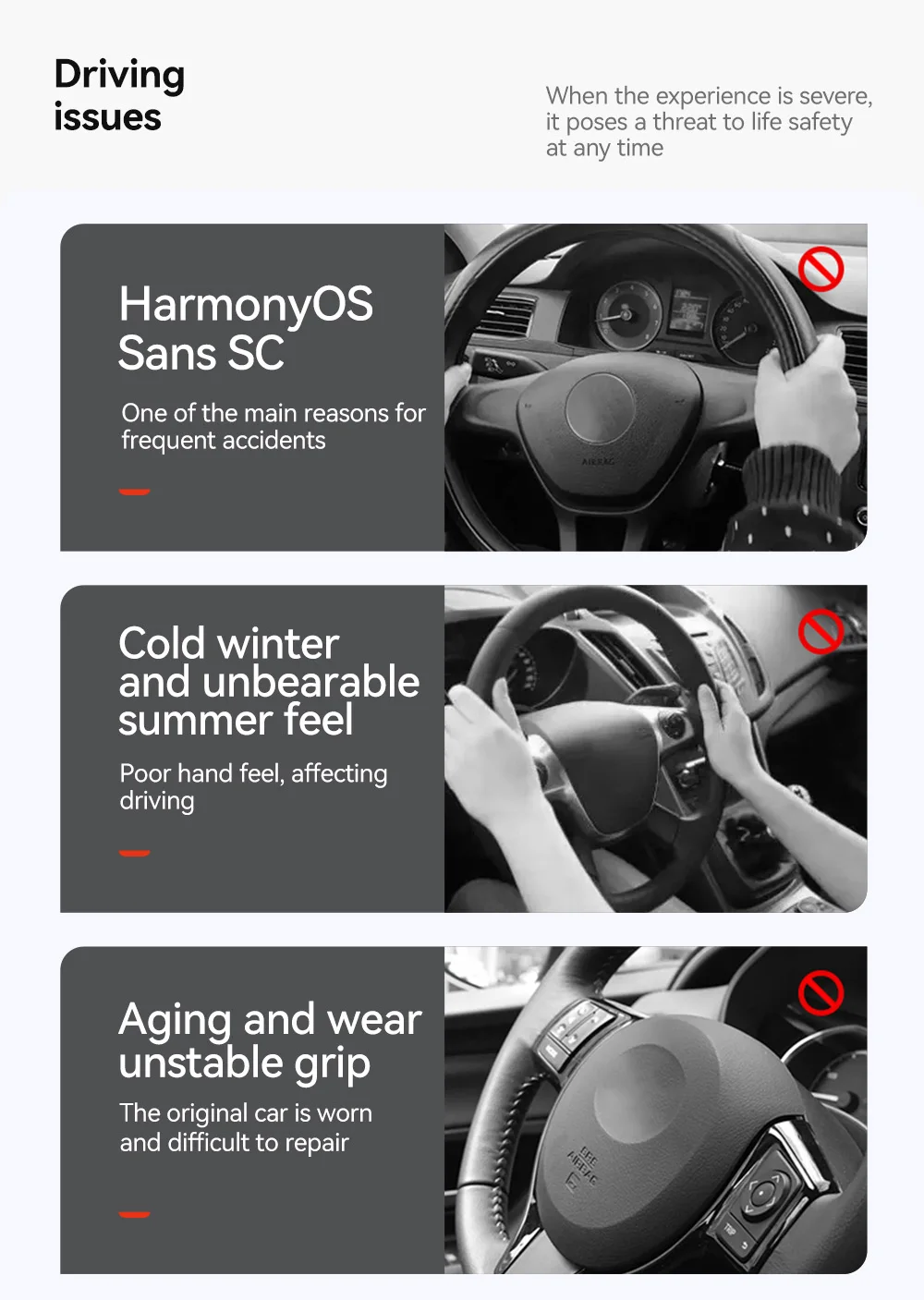 Lenkradabdeckung aus Carbonfaser-Optik, Sportlenkrad, rutschfeste Hülle, universell passend für Tesla Model 3 und Y, ideal für Autofahrten. – Detail 2