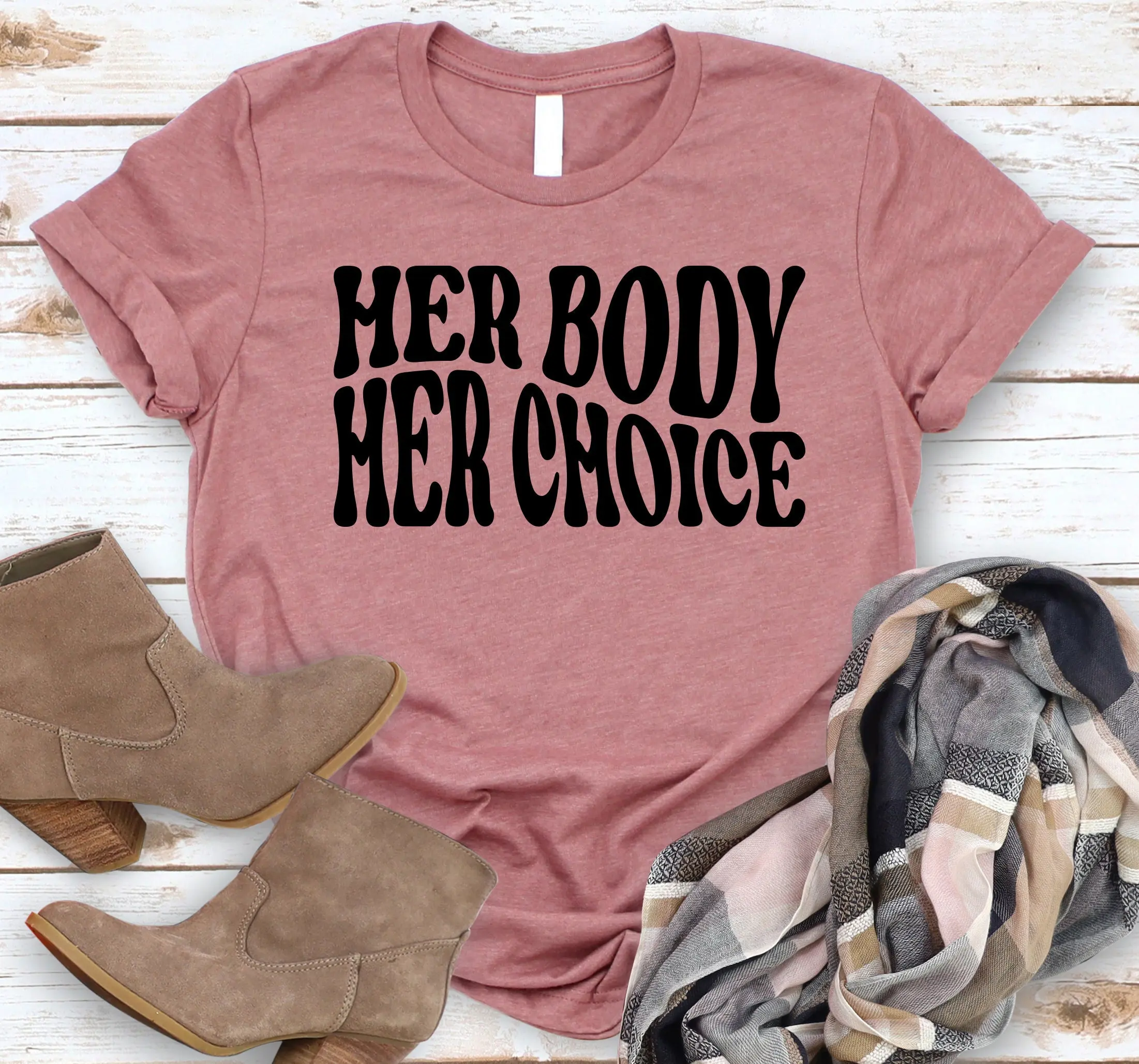 Her Body Choice T Shirt Abortion Rights Keep Safe My Women Woman Power