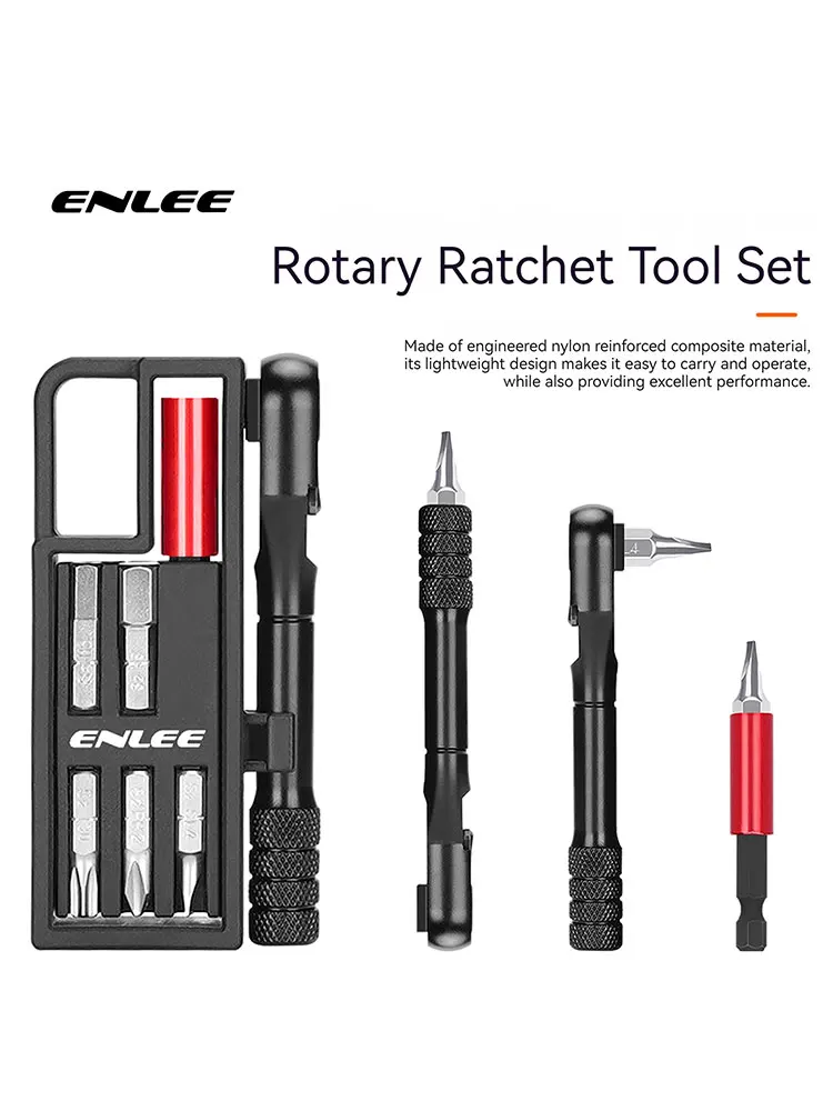 AliExpress enlee ENLEE Bicycle Tool Repair Hexagonal Ratchet Wrench Tool Set Cycling Repair Equipment
