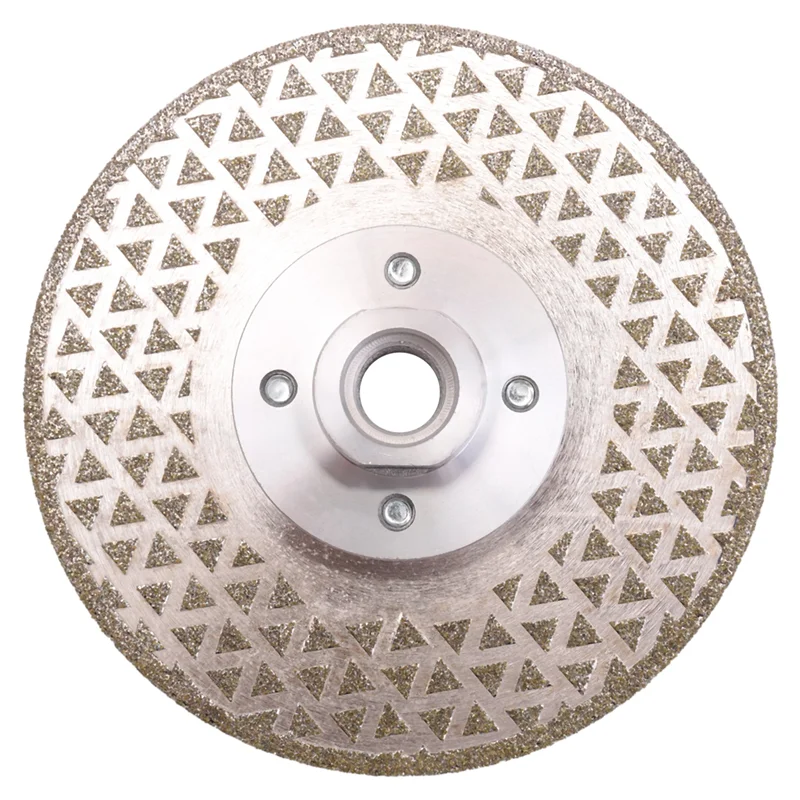 

AB02 M14 Vacuum Brazed Diamond Cutting Wheel Saw Blade, Double Sides Disc, Marble, Concrete, Tile Cutting
