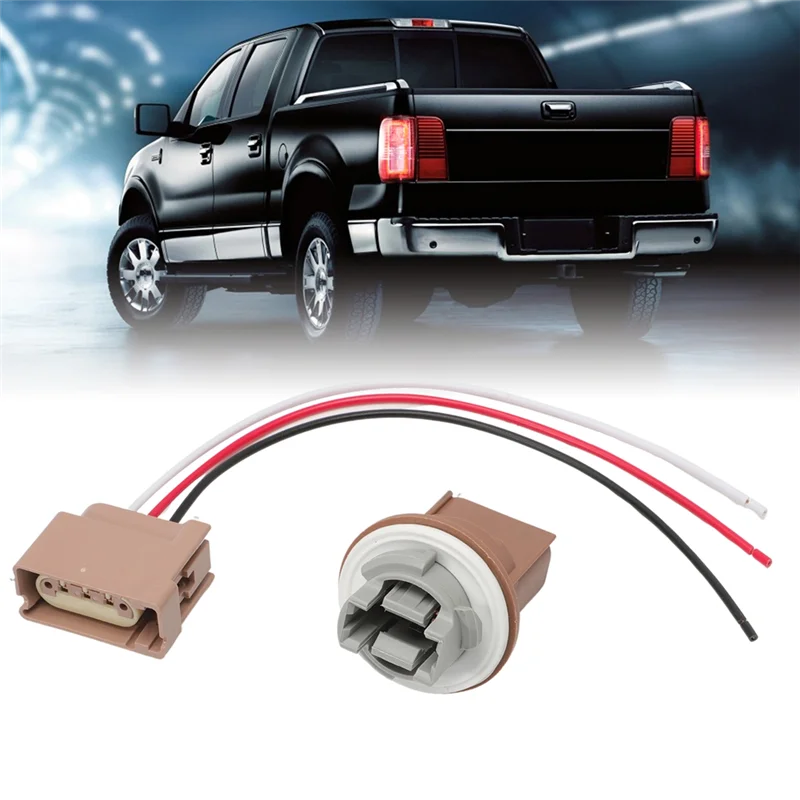 

Taillight Brake Lamp Signal Light Socket With Harness For Duty Lincoln Ford F-150 F-250 F-350 Super Taillight Brake Lamp Socket