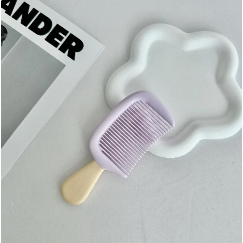 Cartoon Folding Small Comb Creative Mirror Comb 2-in-1 Outdoor Special Convenient Portable Mini Makeup Mirror Set