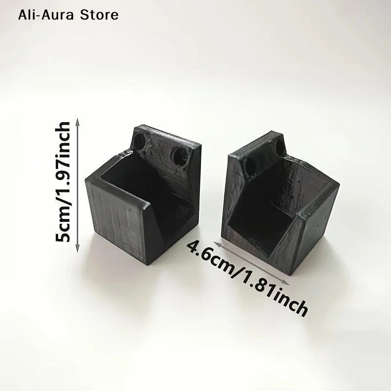 2Pcs Universal Wall-Mounted Level Bracket Plastic Level Holder For Workshop Garage Home For Furniture Assembly