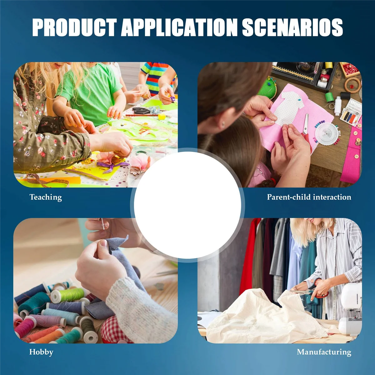 【PARTY】11PCS Free-Motion Quilting Template Set-Sewing Ruler & Clear Mark Acrylic Ruler & Ironing Ruler for DIY Machine Quilting