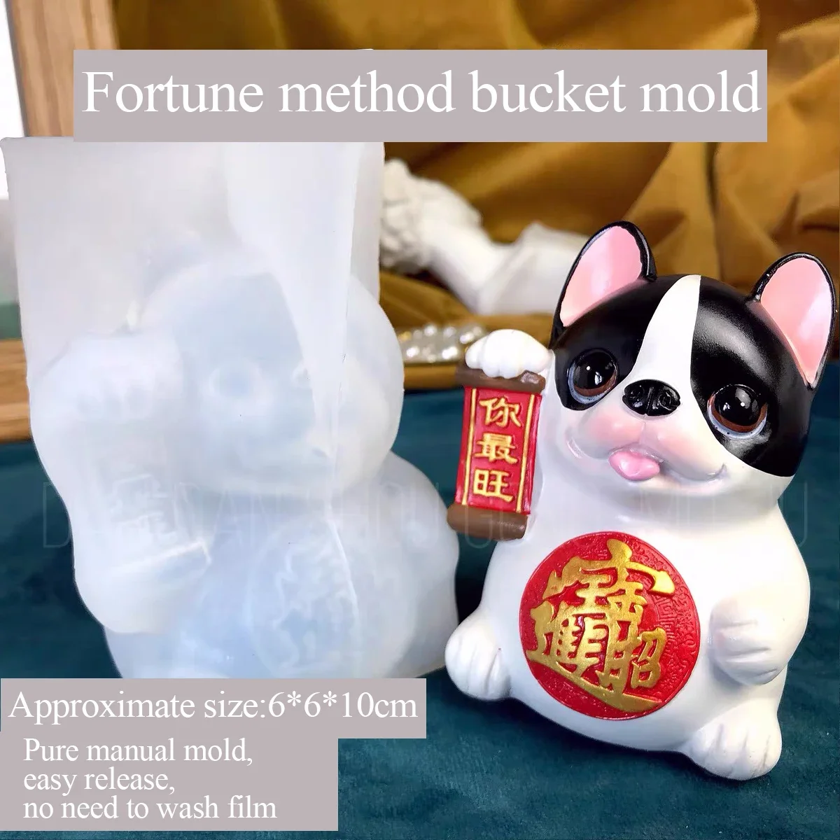 3D Silicone Mold for DIY, Drip Glue, 3-Dimensional Mold, fortune method, Fighting, Thin, Manual, Exclusive