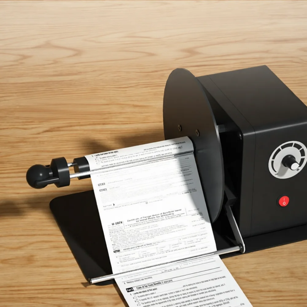 Mesin Penggulung Ulang Label O - Label Dispenser Automatic ulasan dan harga