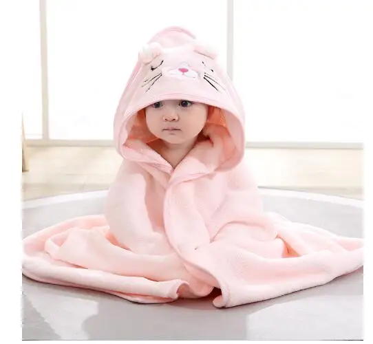 Fashion Hooded Animal modeling Cloak Baby Bathrobe/Cartoon Baby Towel/Character kids bath robe/infant bath towels