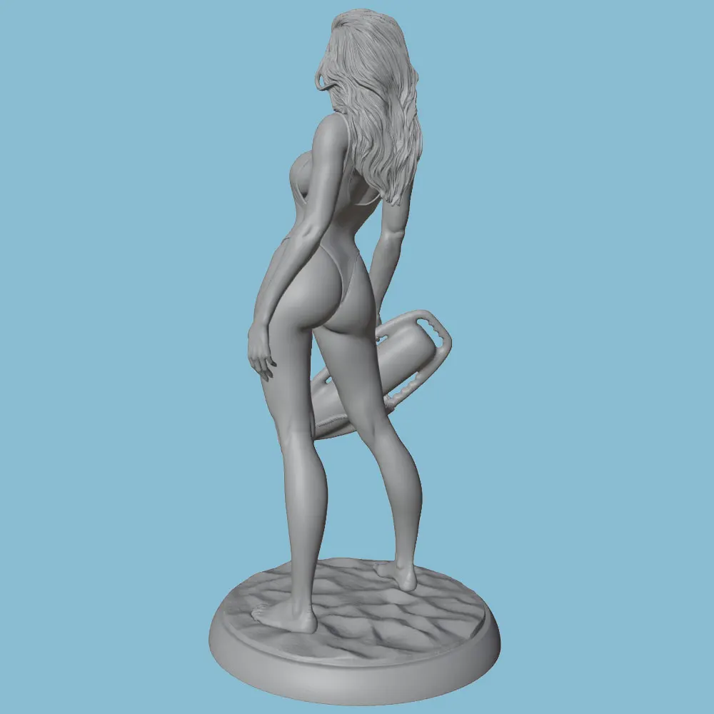 Miniatura resina 1/24 sin pintar – Figura de mascota para coleccionismo
