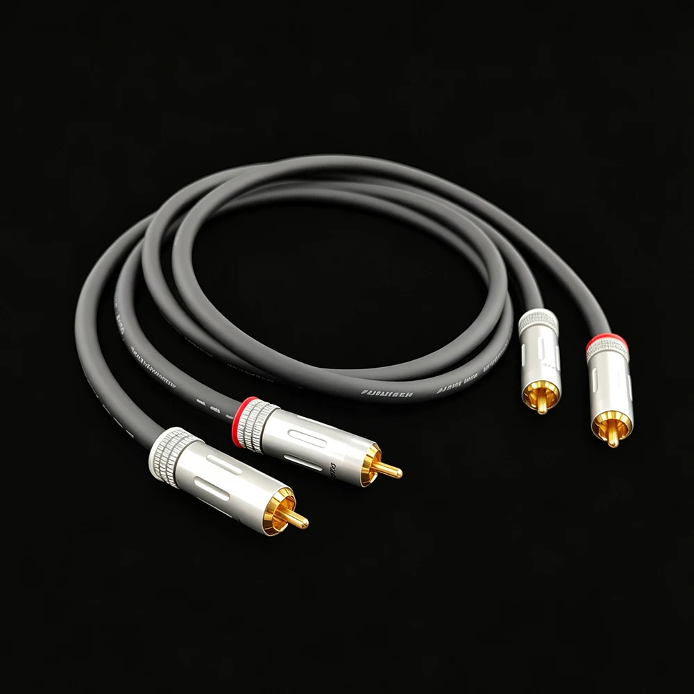 Furukawa μ-P2.1 PCOCC single crystal copper audio CD power amplifier RCA lotus audio signal cable