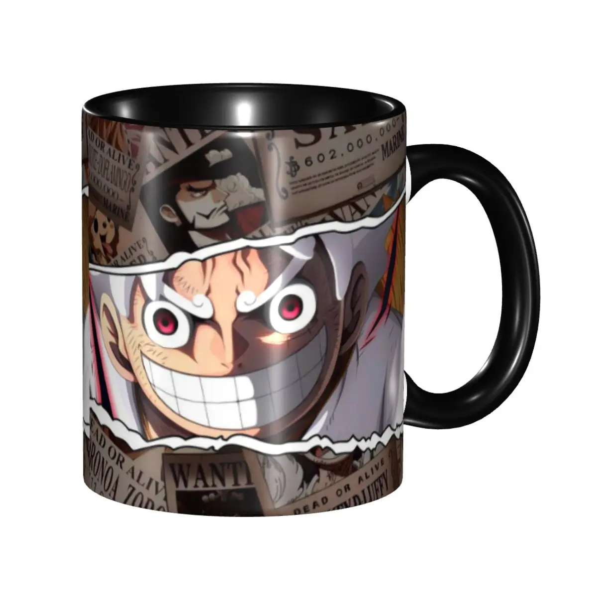 

Новинка Monkeys D. Luffyed Zoros Tony Choppers Чайная чашка Офисные кружки