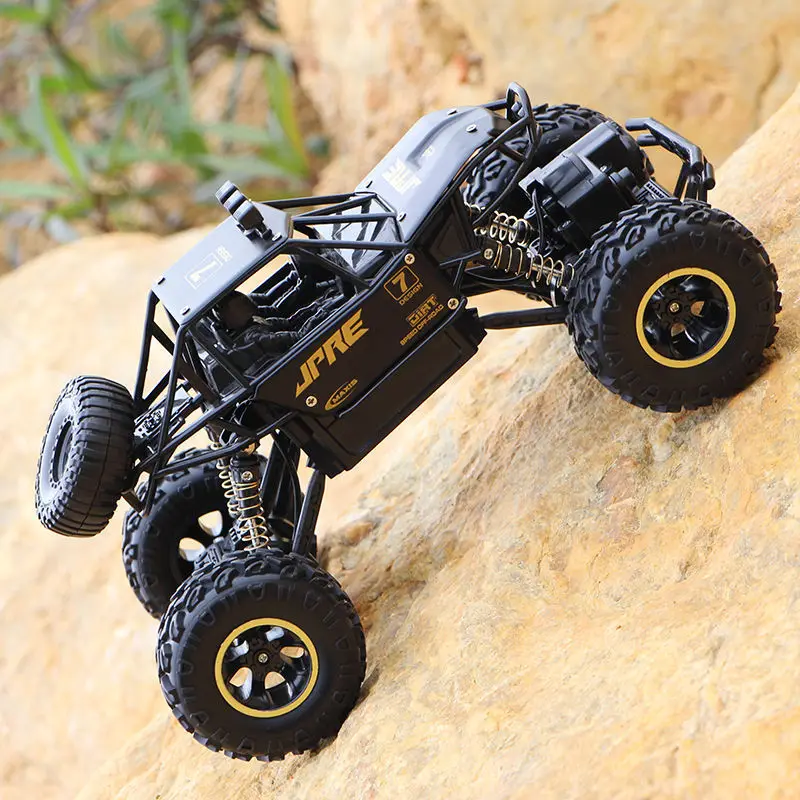 Kawaii ของเล่นเด็กตลกของขวัญ-โลหะผสมความเร็วสูง RC Drift รถ,รีโมทคอนโทรลรถ, bigfoot ปีนเขา off-road RC รถ,สเปรย์ผายลม