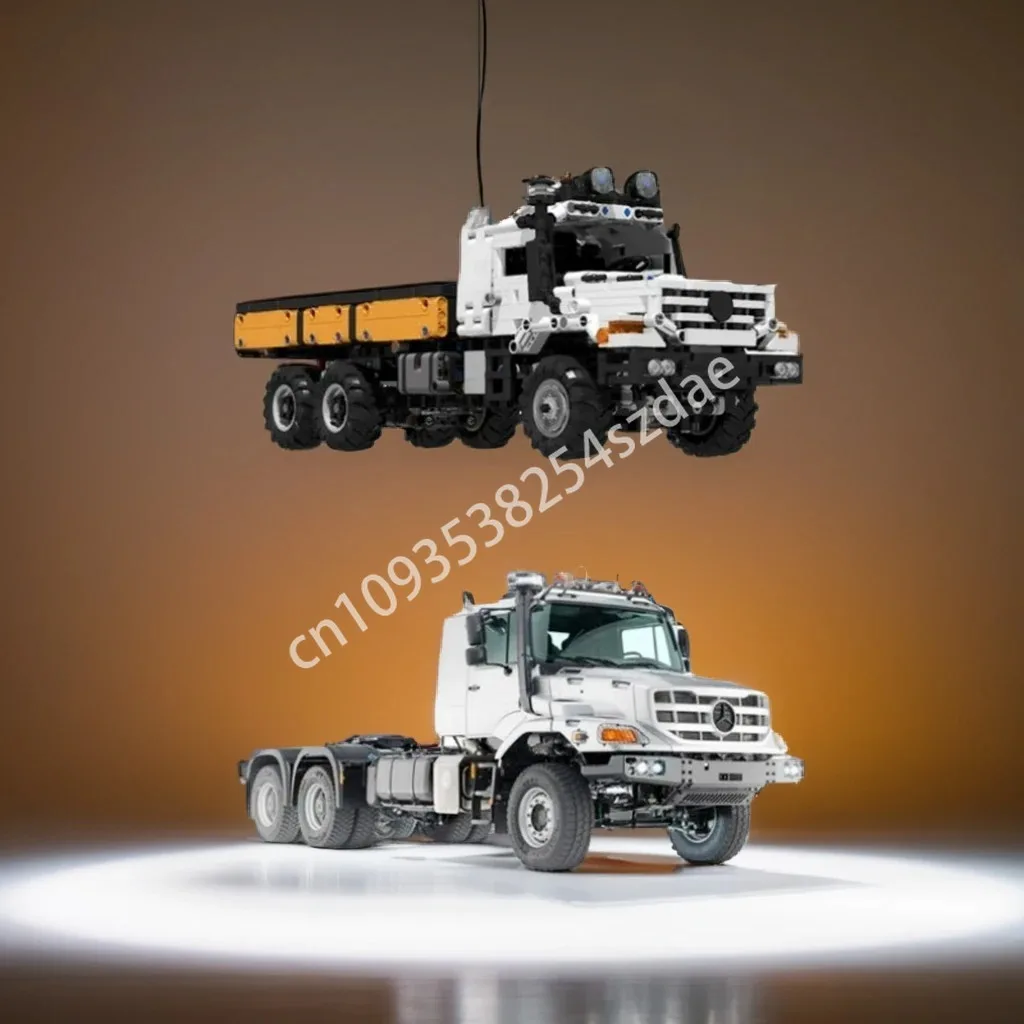

1417pcs MOC Mercedezer-Benzss Zetros Technical Building Blocks STEAM Learning Solve the problem up Christmas toy Gift