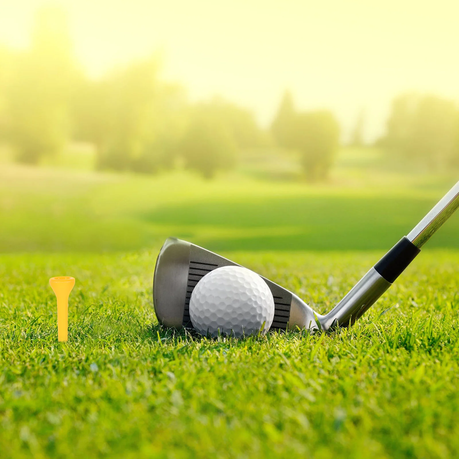 

100pcs Golf Plastic Tees Durable Colored Short Assorted Sizes Lightweight Easy Utility Golf Accessories Tees Bulk