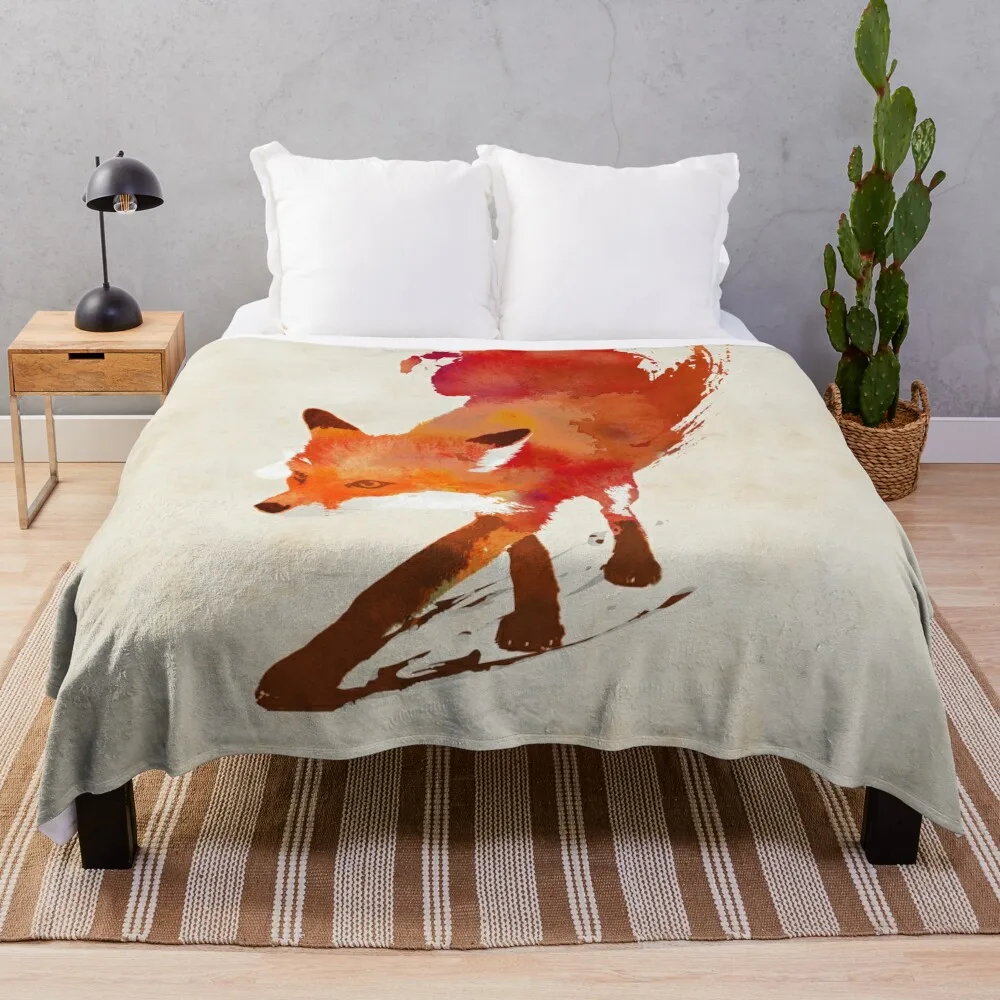 

Vulpes Vulpes Throw Blanket For Sofa Thin Large Sofas Blankets