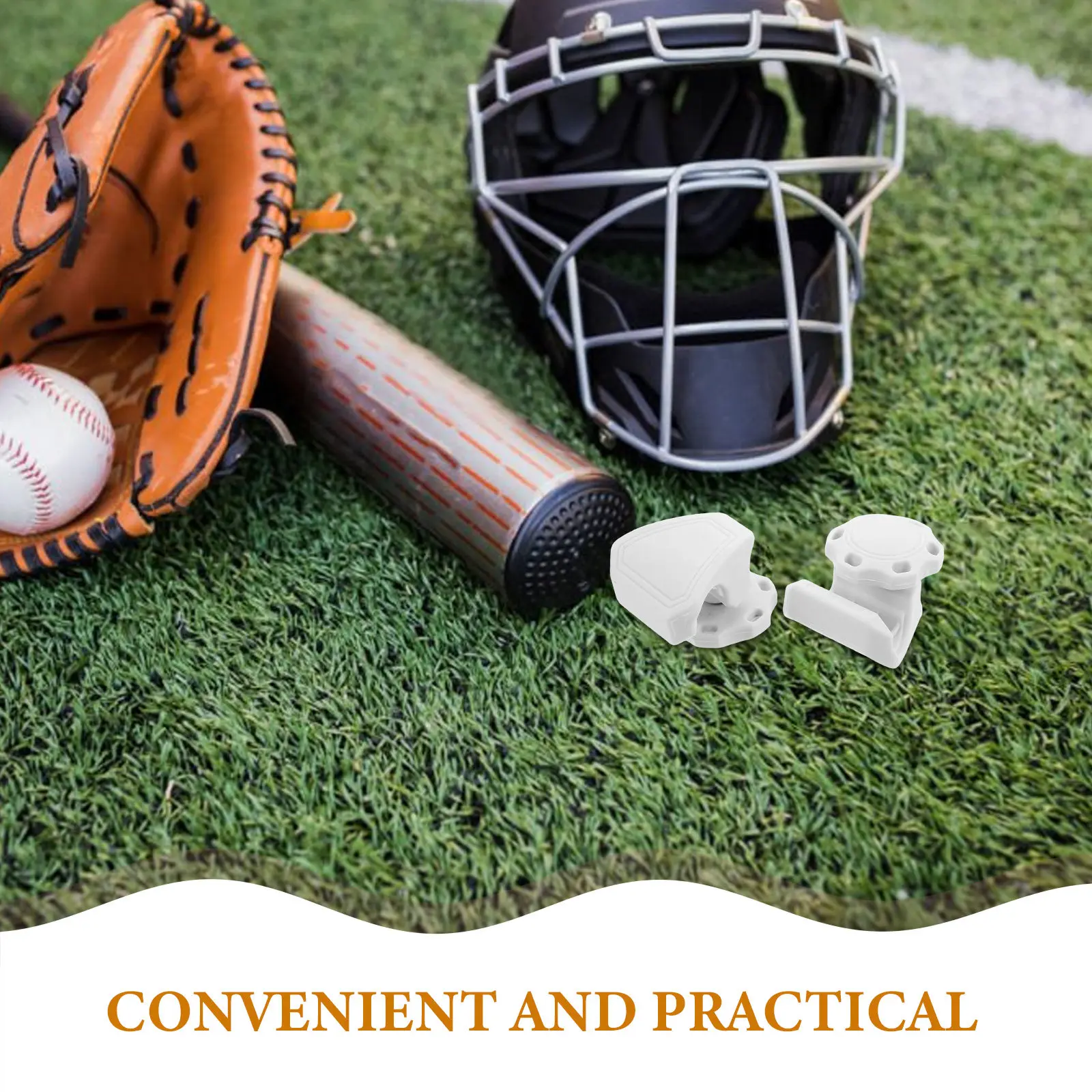 2Sets Football Visor Clips High Strength Nylon Visor Fasteners Secure Stable Attachment for Football Rugby Helmets