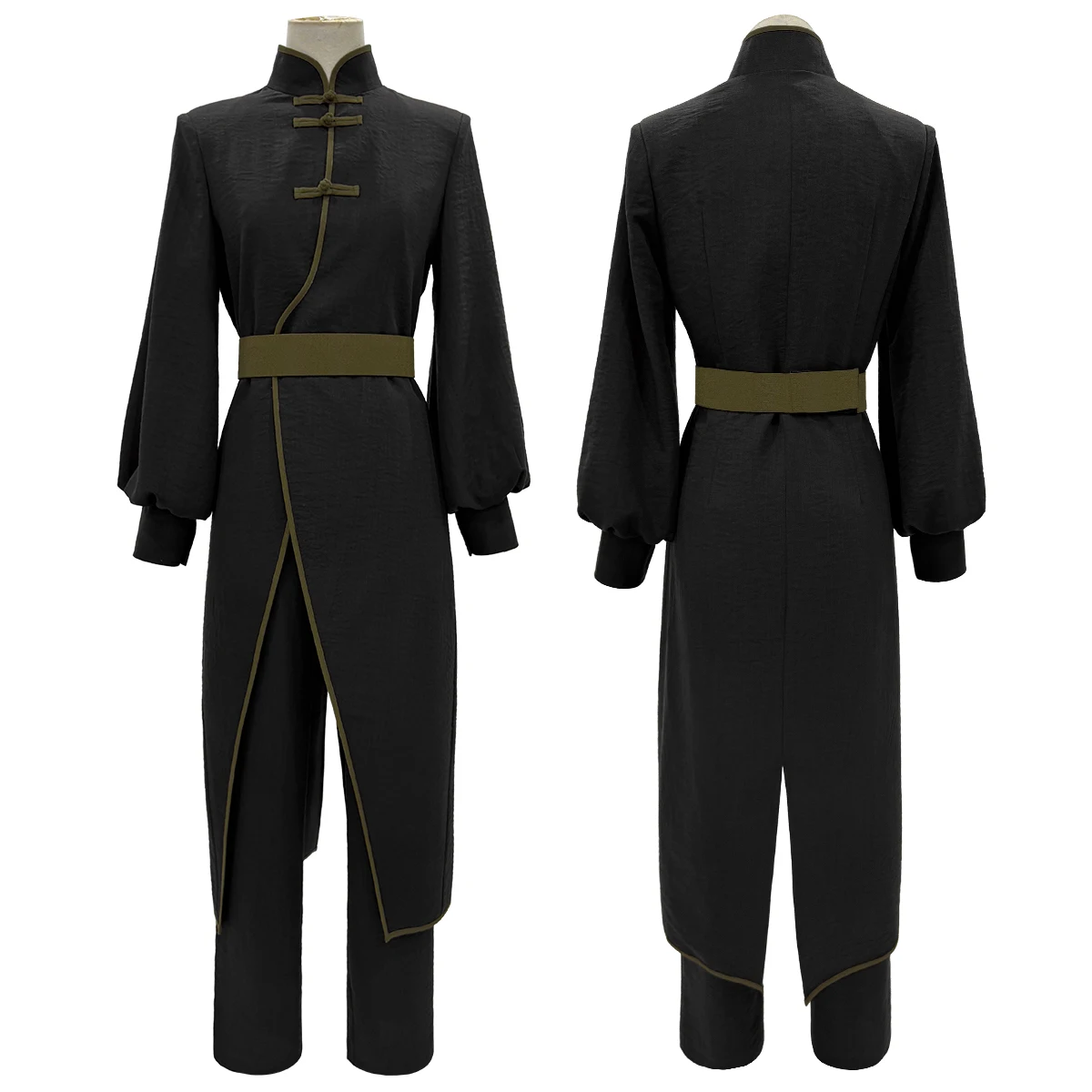 

HOLOUN Xiao Hei Anime Luye Cosplay Costume KungFu Top Pants Belt Animation Convention Halloween Christmas Gift