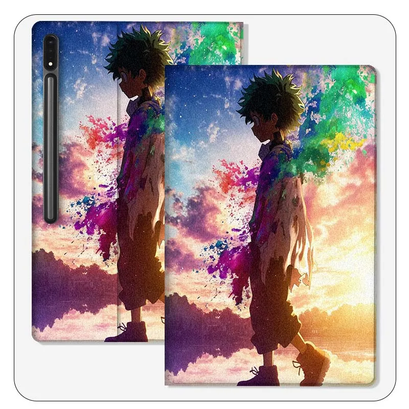 

My Hero Academia For Samsung Galaxy Tab S9 S10 S6 S7 S8 FE Plus Lite Inch Foldable Cover Tablet Case