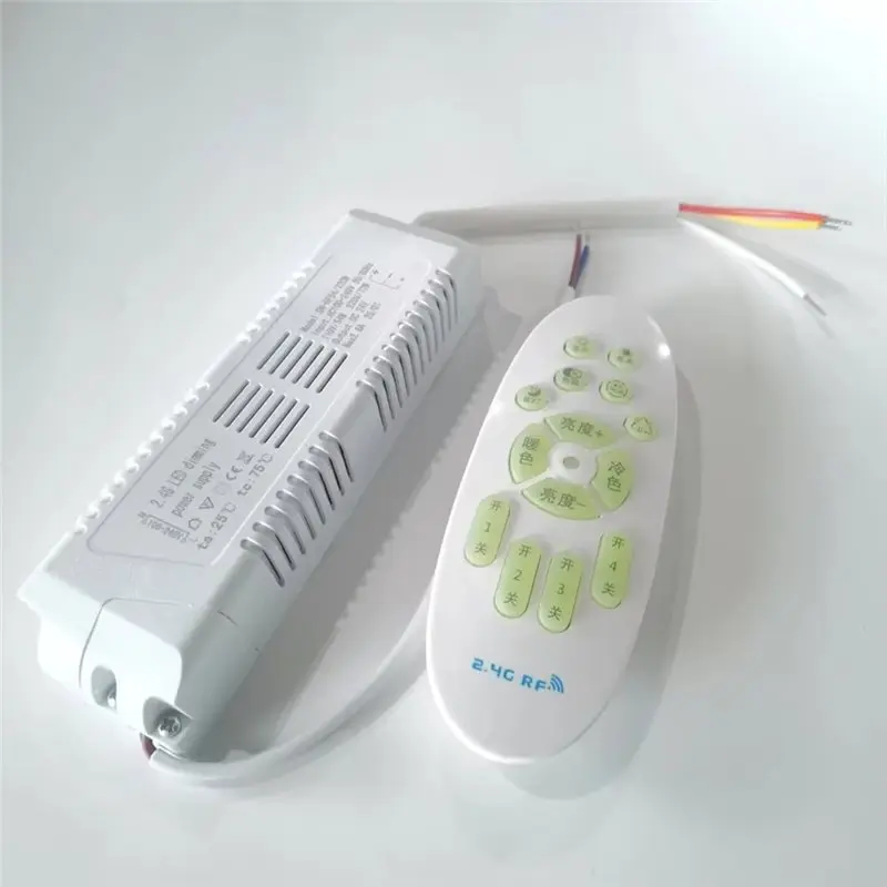 LXYB18B AC110V 220V 2.4G Remote Control LED Driver Power Supply 54-72W Output For Dual Color LED Strip Dimming Color Change