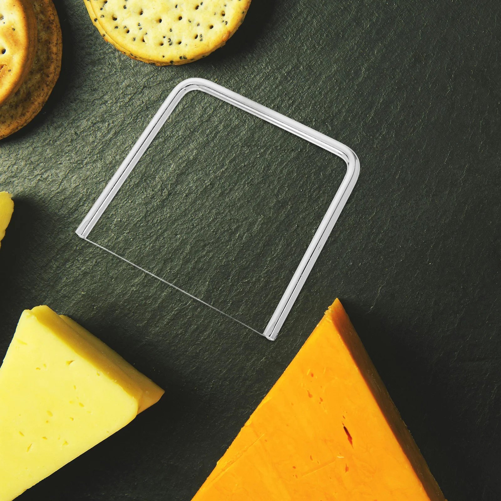 

4Pcs Stainless Steel Cheese Slicer U Type Cutter Fast Kitchen Tool for Block Cheese Butter Tofu Sausage Tofu Cutting Tool