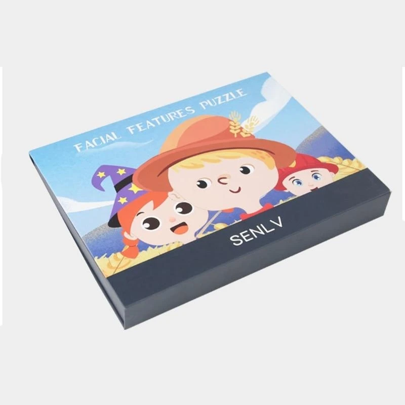 Kinder Feinmotorik Lernen Fünf Sinnesorgane Spielzeug Magnetische Puzzles Spiel Aufklärung Frühe Bildung Spielzeug 15UB