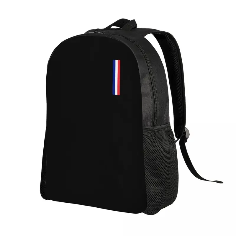 Custom Flag Of France Backpacks for Women Men School College Student Bookbag Fits 15 Inch Laptop France Patriotic Bags