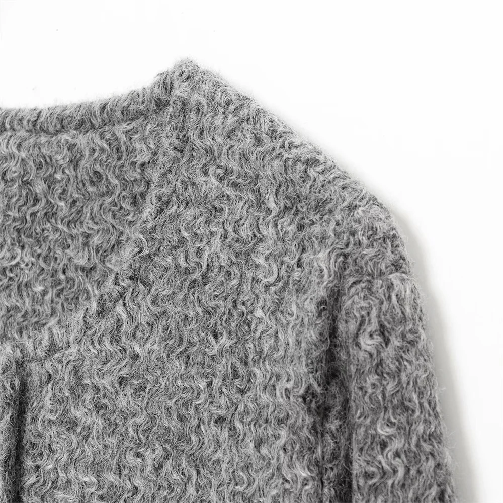 Veste d'hiver en cuir de perles ornée de boutons dorés pour femmes, nouvelle mode