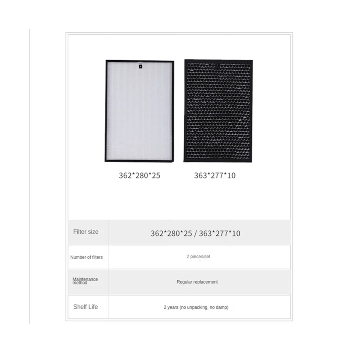 ملحقات تنقية طقم مرشح بديل فلتر HEPA AC4144 فلتر الكربون AC4143 لـ