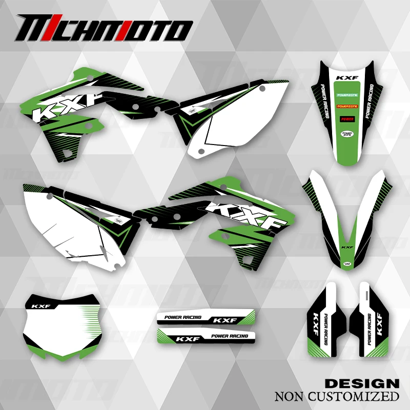 

MCHMFG новый стиль графические наклейки наборы наклеек для KAWASAKI KX250F 2013 2014 2015 2016