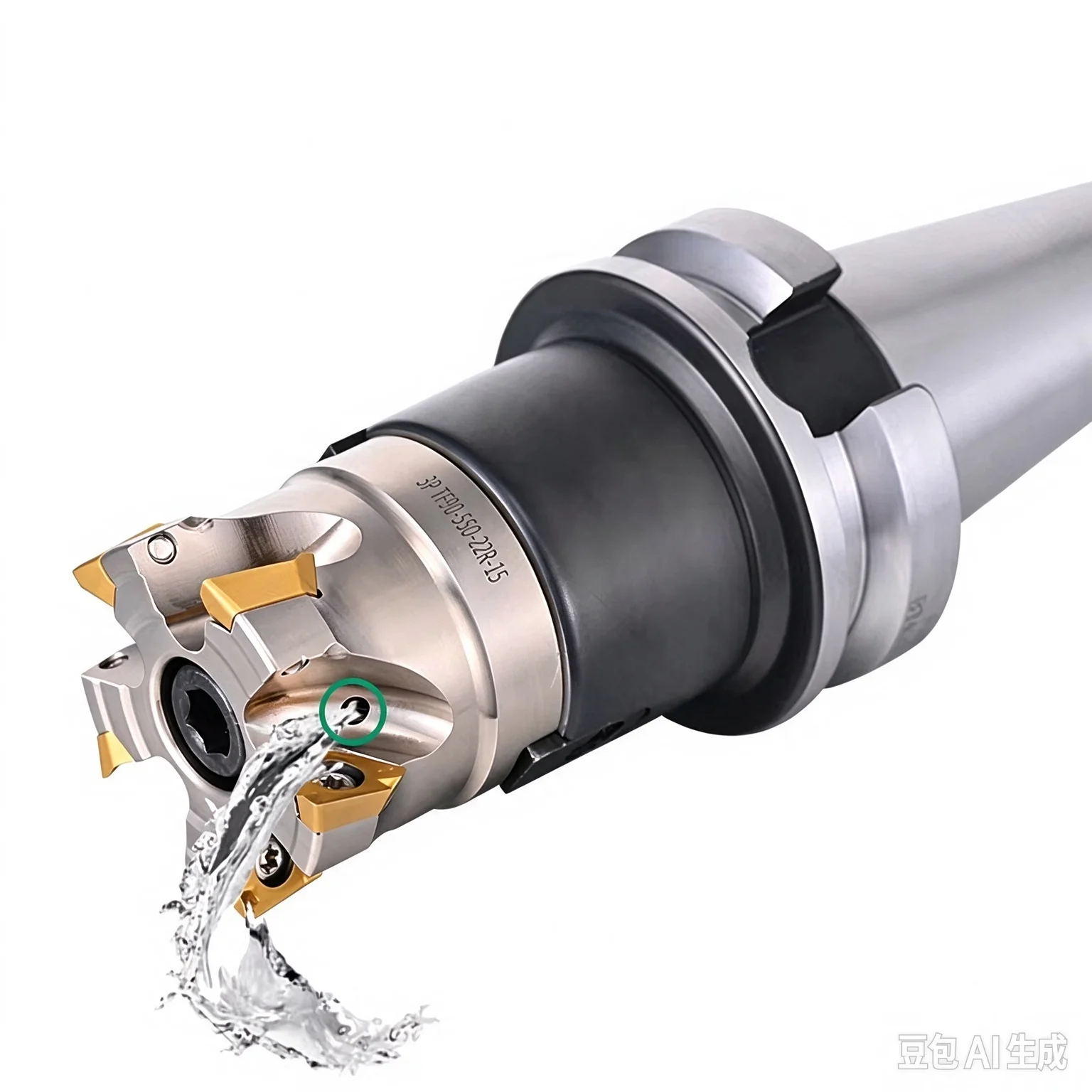 3PKT 3PTF90 50 63 80 100 double-sided heavy-duty milling cutter head,insert 3PKT150508, matched BT40 NT HSK FMB tool holder