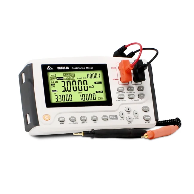 2025 Hot Sale CHT3548 Handheld DC Resistance Tester, Including Resistance Meter, Ohmmeter, Microohmmeter and Milliohmmeter