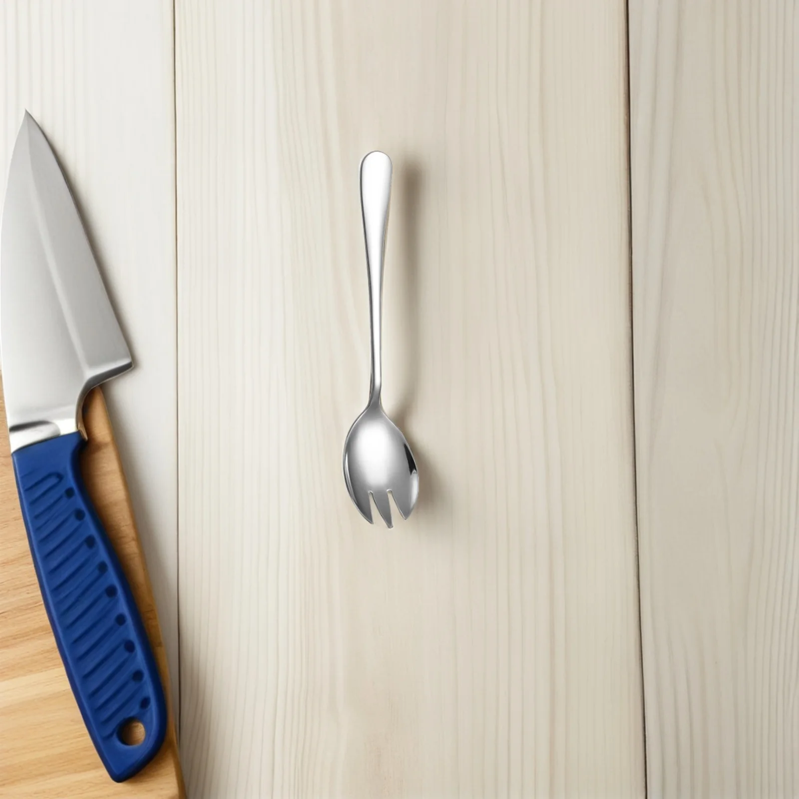 

4pcs Salad Utensils Set Stainless Steel Salad Serving Tools For Fruit Dessert Appetizer Home Restaurant Party Buffet Silver