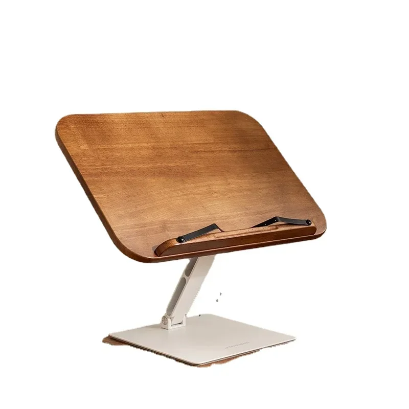 

Walnut Reading Shelf Livable Children Learning Rotating Simple Mobile Phone Organization Racks Aluminum Alloyaccessories