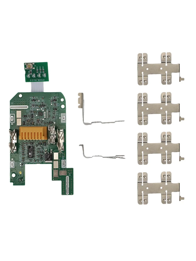 1/6/7PCS BL1830B Bl1830 Bl1815 Bl1860 PCB Charging Protection Circuit Board Plate For 18V 3Ah Battery With Nickel Sheet