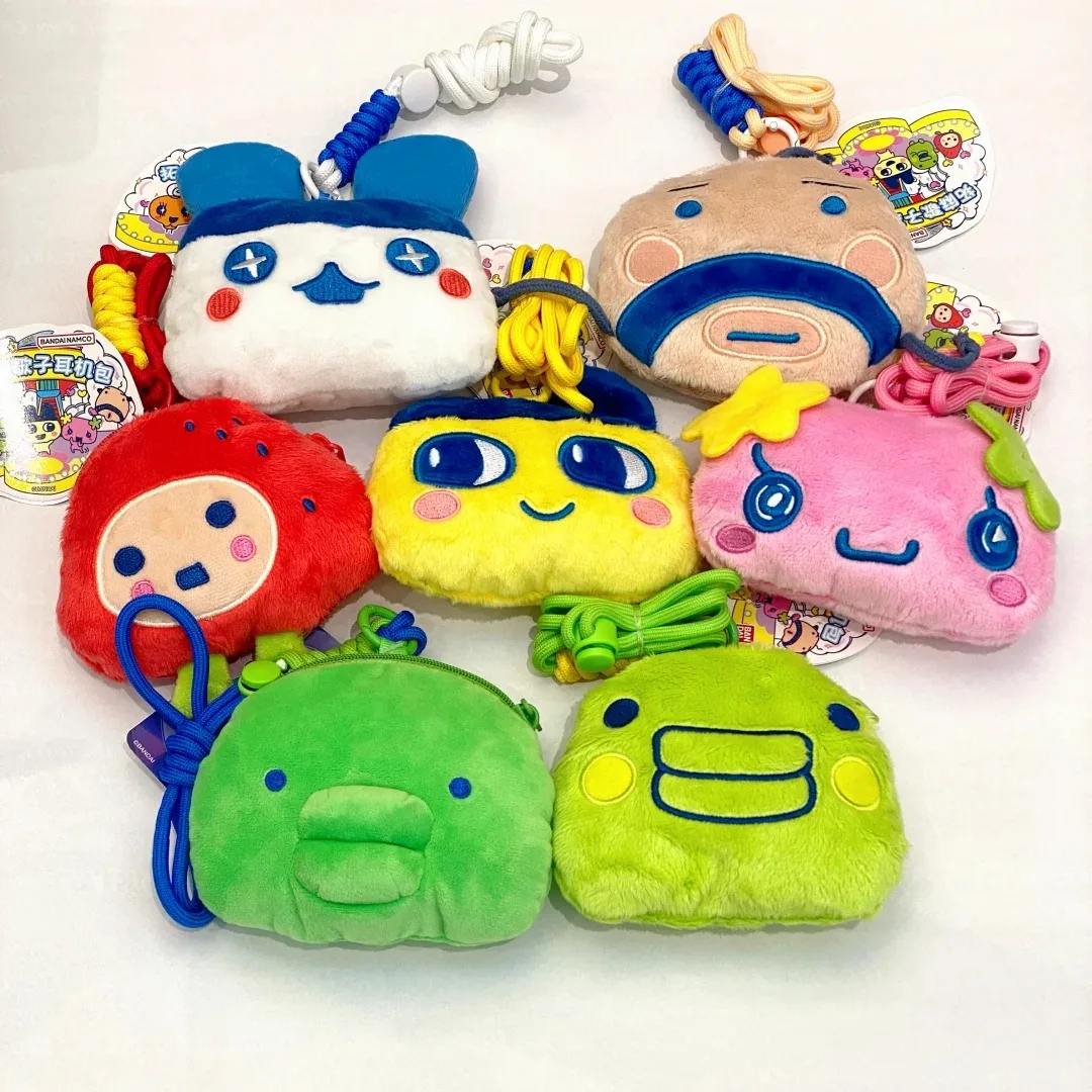 Bandai Tamagotchi Plush Storage Bag Cute Protective Pouch For Earphone Phone Electronic Pet Machine Accessories