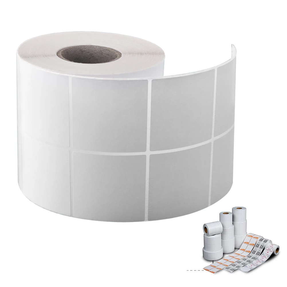 

Self Adhesive Labels Roll Blank Thermal Stickers Perfect For Printing Shipping Address Stickers