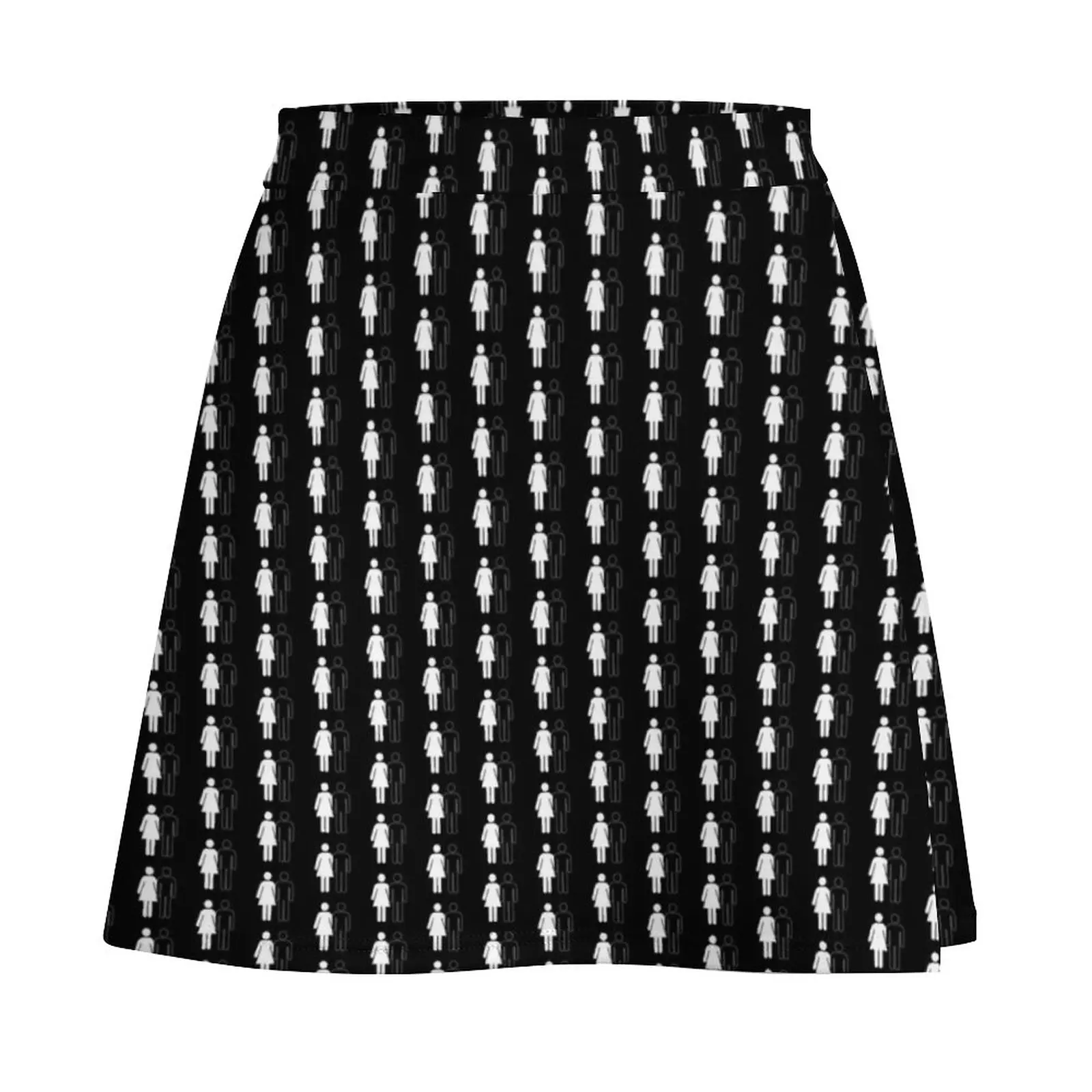 Interracial Love Pattern (dark) Mini Skirt mini skirt for women womens skirts